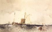 Richard Parkes Bonington At the English Coast (mk22) oil painting